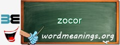 WordMeaning blackboard for zocor